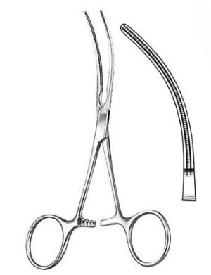 Затискач атравматичний, вертикально-зігнутий, 200 мм Bio Tules Impex BTS-24-223